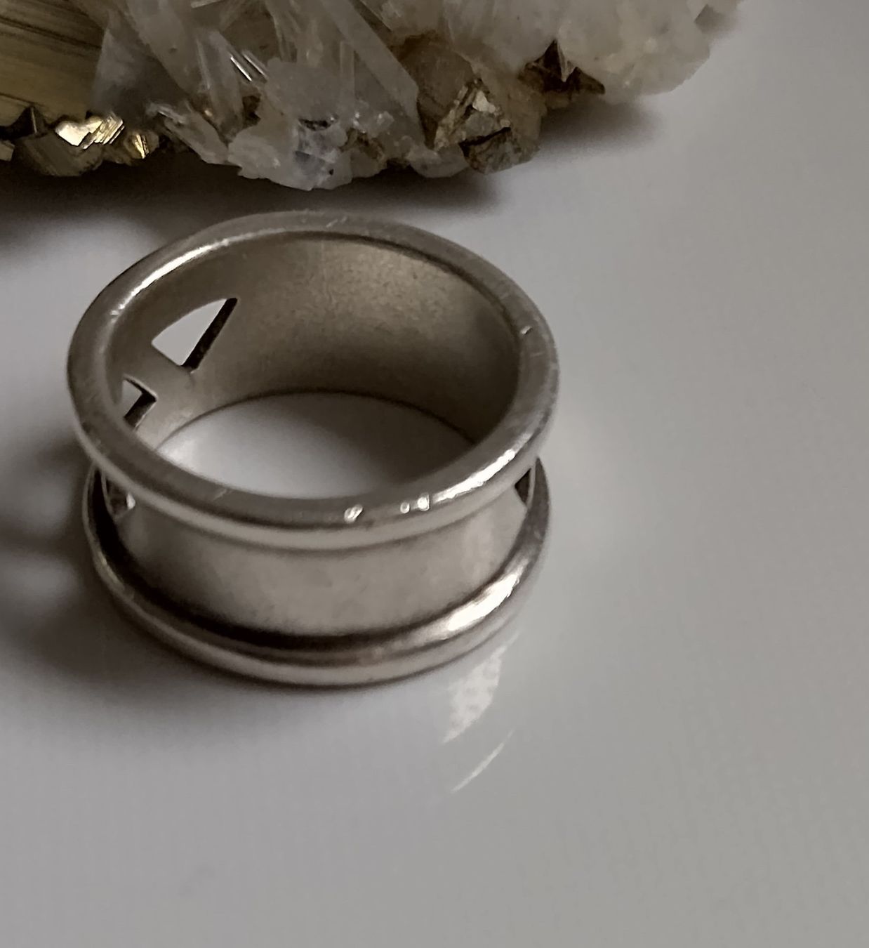 Ringe: BREITER RING SILBER 925 – Gebraucht aus Romanshorn von BoutiqueA 4