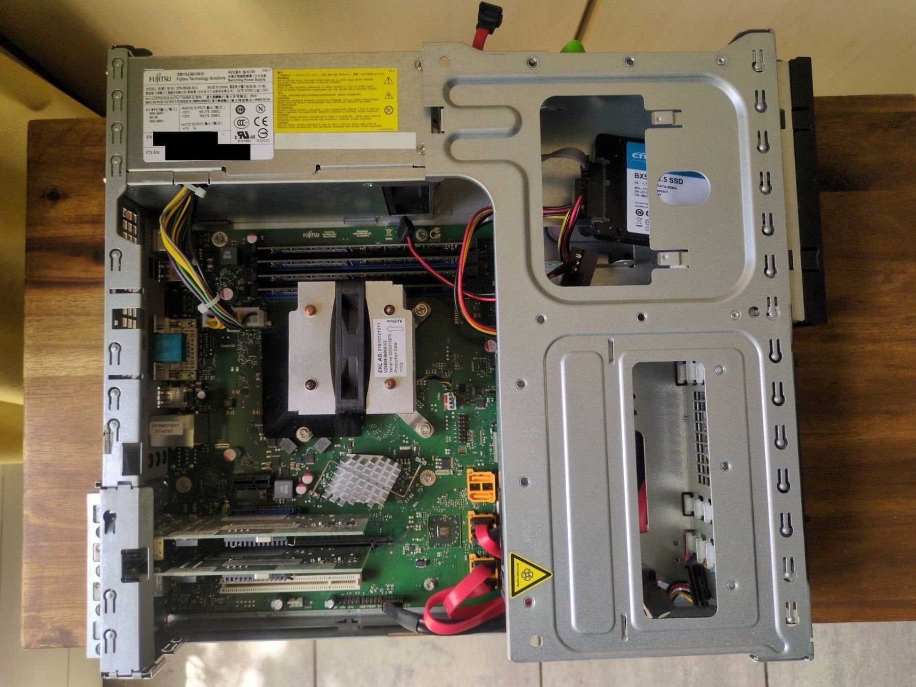Fujitsu Server: Fujitsu Primergy MX130 S2 Server mit geringem Stromverbrauch – Usato da Langenthal venduto da YElektra 2