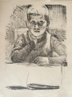 Paul Bodmer Litho, 47x36cm, (1886-1983)!