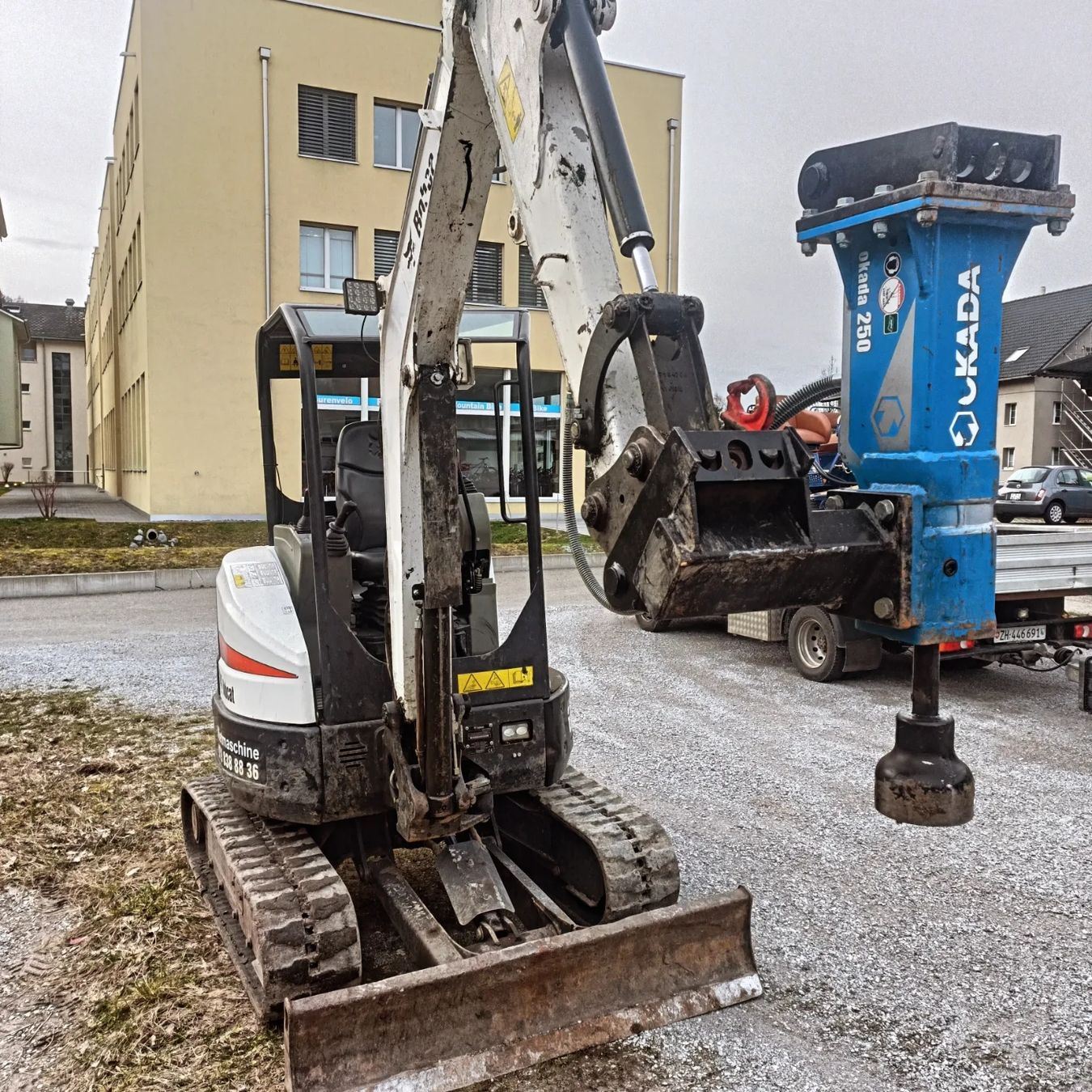 Escavatori: Pfahlramme mieten – Usato da Winterthur venduto da Chrigel227