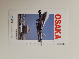 Telefonkarte Japan "Flugzeug"