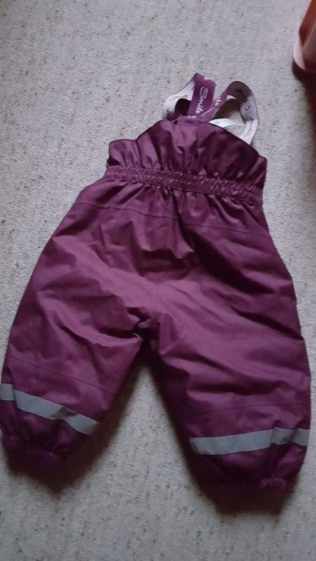Pantaloni: Skihose, Winterhose, Schneehose 68 neu, grau oder pflaume – Nuovo e nell'imballaggio originale da Schönengrund venduto da Liane63 2