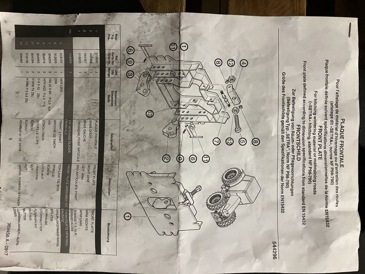 Trattori: Schneepflug Anbauplatte MX neu – Nuovo (secondo la descrizione) da Vordemwald venduto da sam_2sqx 5