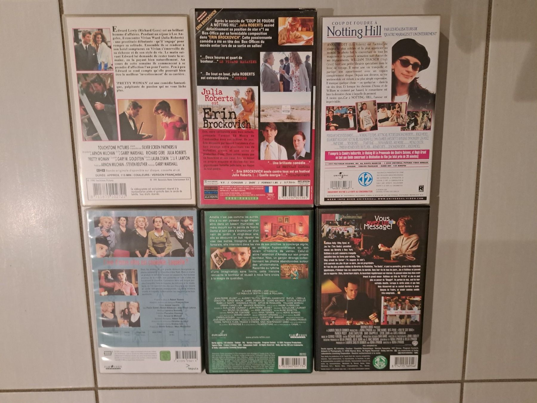Alle VHS: Cassettes vidéo VHS - 6 films cultes – Gebraucht aus Sierre von sabr11 1
