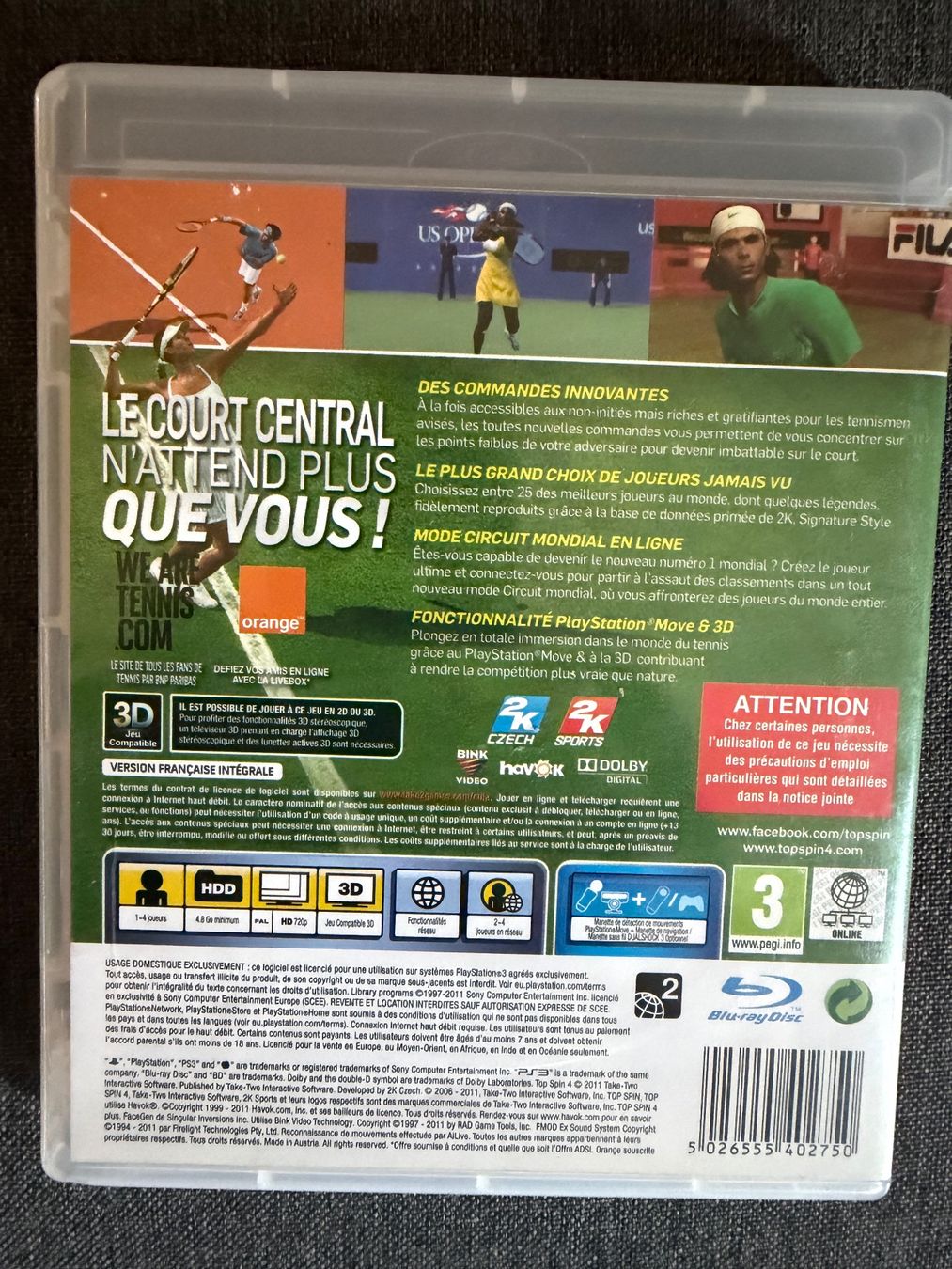 Sony Giochi: Top Spin 4 PS3 – Usato da Carouge GE venduto da Pierre_C 1