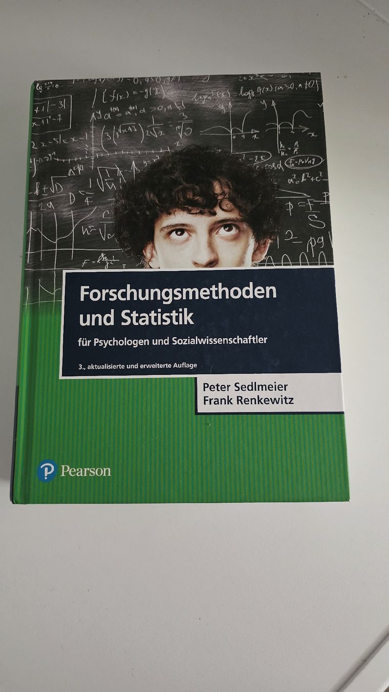 Livres: Forschungsmethoden und Statistik, Peter Sedelmeier  – Neuf (Voir description) à Gossau ZH par elo_nw86