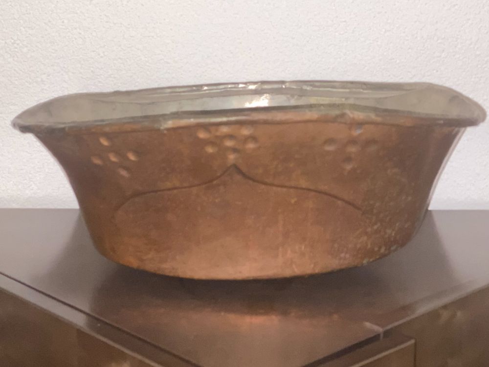 Schalen: Antik Kupfer wasser becken schale 1700-1800 rare – Gebraucht aus Buochs von 49er 1