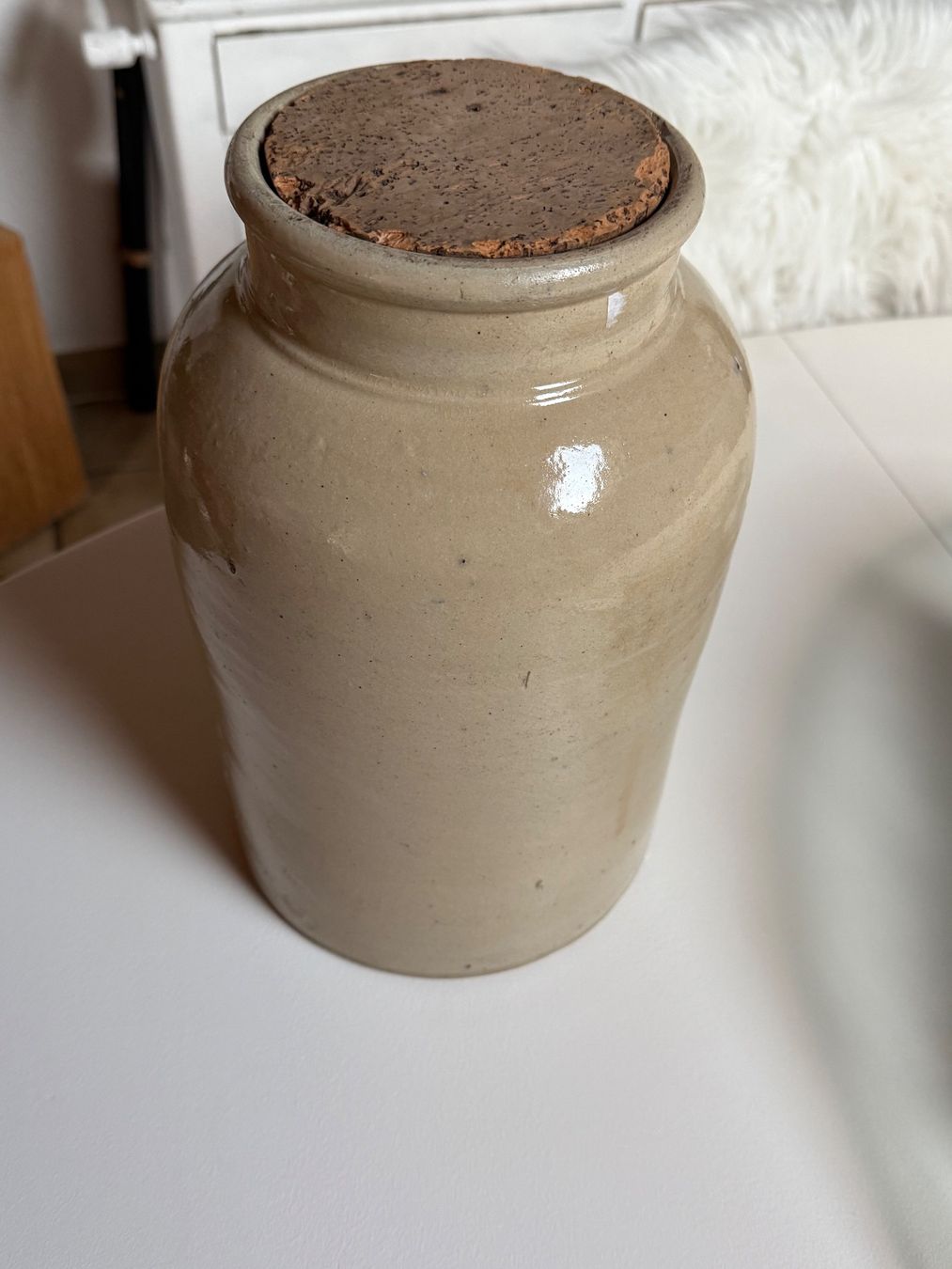 Behälter & Ähnliches: Grand Pot en Grès avec Bouchon en liège – Gebraucht aus Céligny von kimag1 2