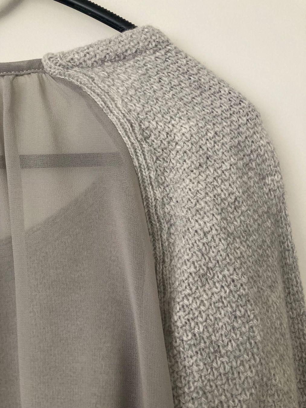 Zara Maglioni & Felpe: Zara Damen Pullover hellgrau Gr. L – Usato da Zürich venduto da tanteluzie 3