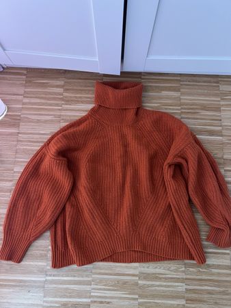 Massimo Dutti Rollneck Knit Sweater - Size M 🍂