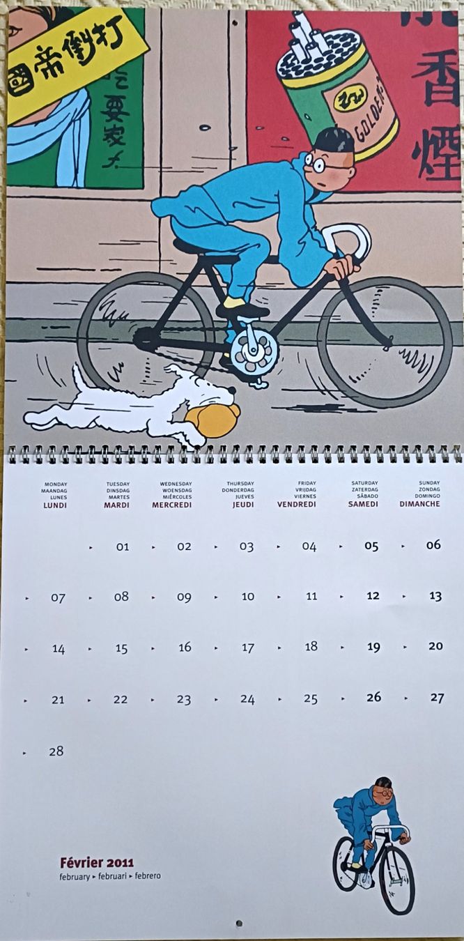Calendari: Tintin, calendrier 2011, – Nuovo (secondo la descrizione) da Evilard venduto da mic_yp8t 2