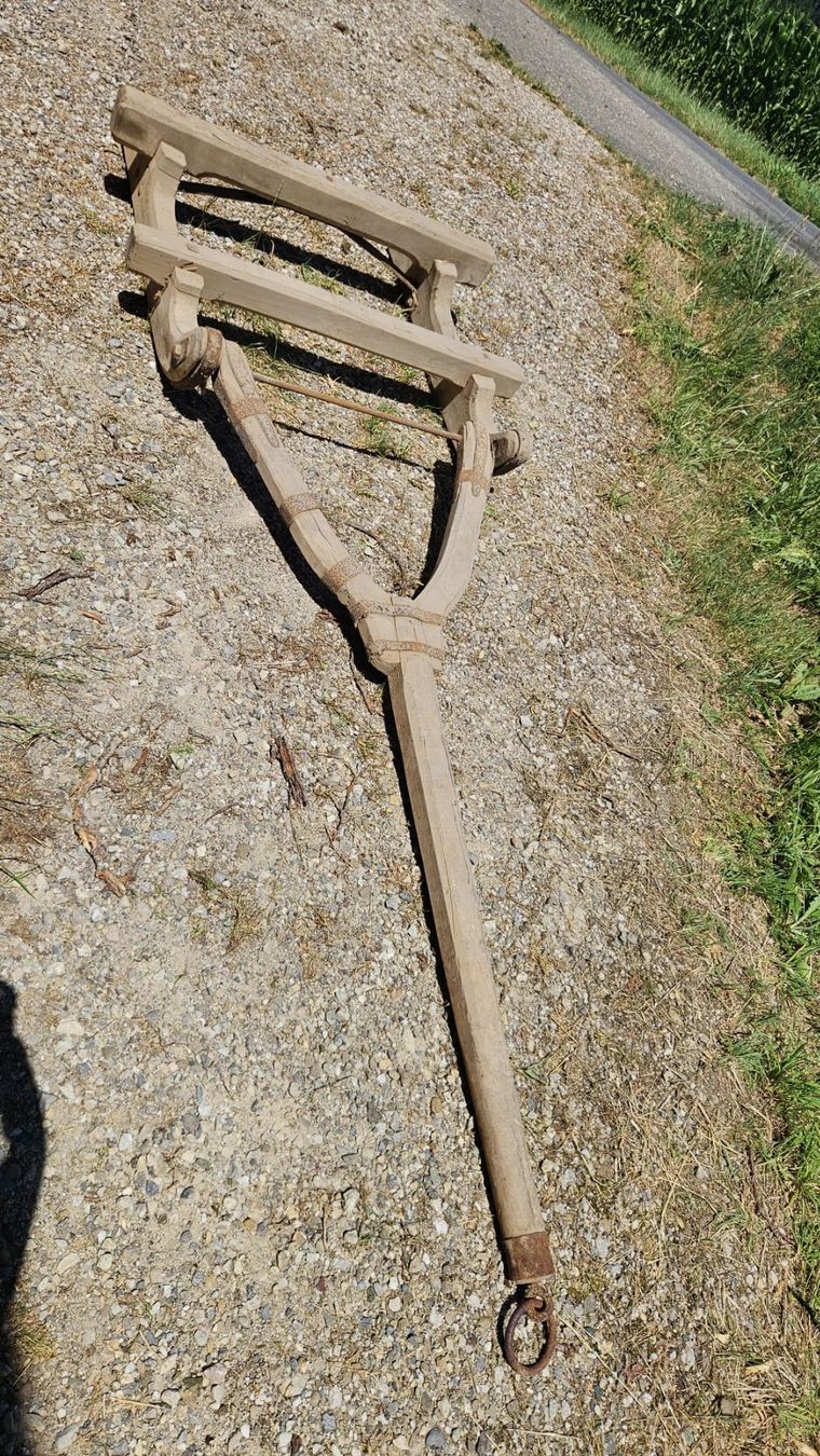 Slitta: Antiker Holzschlitten mit Eisenbeschlägen – Usato da Wasen im Emmental venduto da sel_6xg6 3