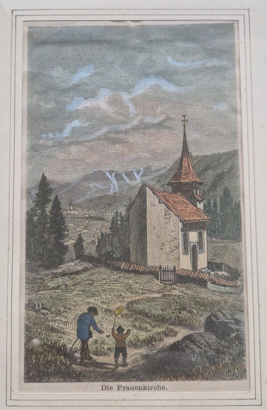 Stiche: Davos Holzstich 1890 – Gebraucht aus Rieden AG von Hema55