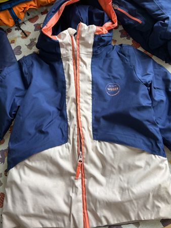 Wedze Ski Set Piste 580 Blue Pink Size 110-120 Used