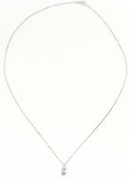 18k white gold necklace 