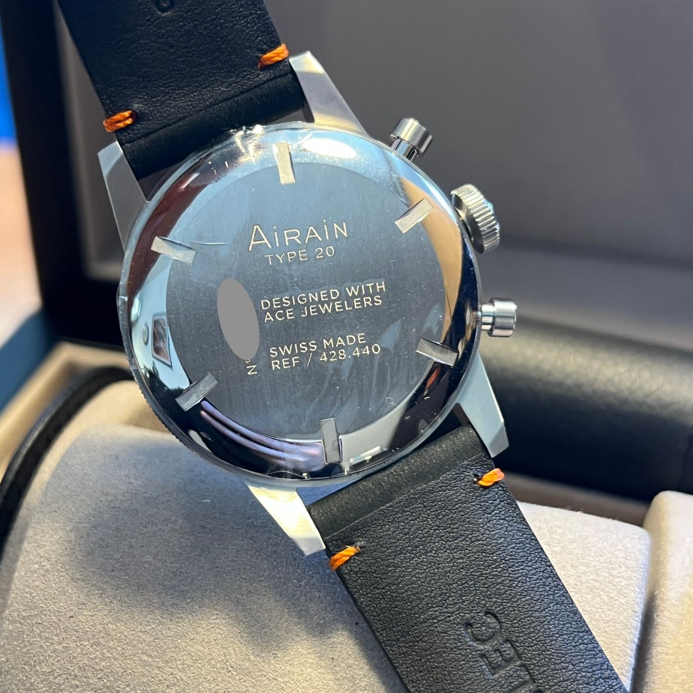 Orologi: Airain Type 20 Ace Chronograph Full Set 428.440 – Usato da Carouge GE venduto da Watchaser 4