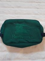 Trousse de toilette Burberrys Vintage unisexe vert foncé