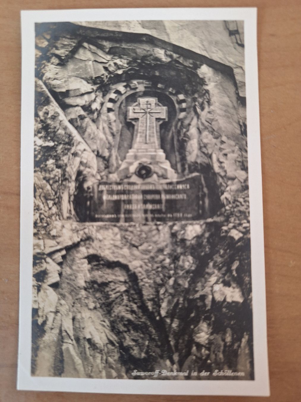 Cartoline postali: Suworow Denkmal Schöllenen Schlucht – Usato da Sargans venduto da nicsam1815