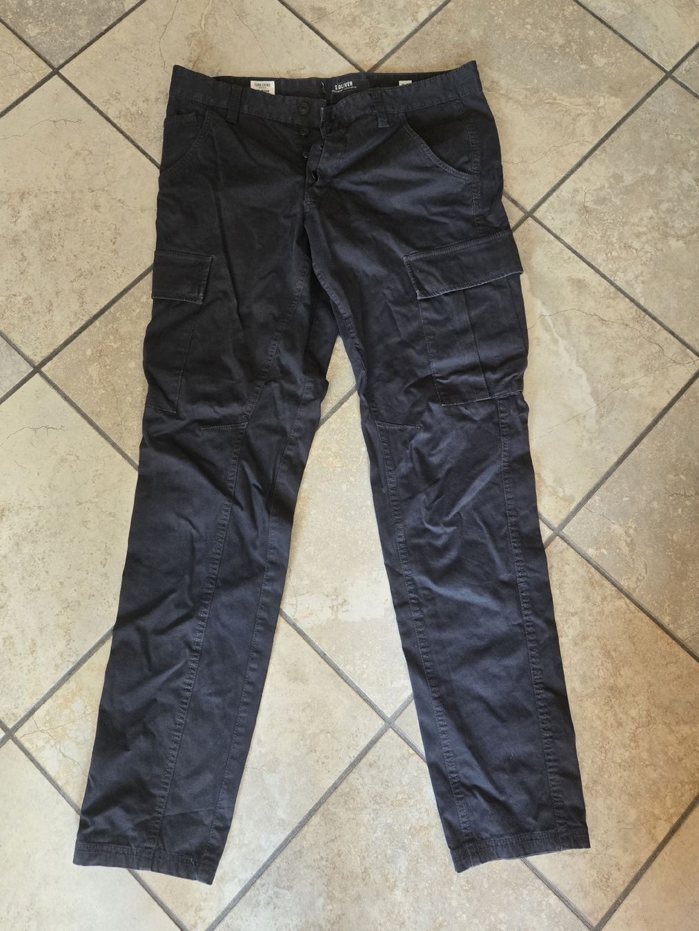 S.Oliver Pantaloni: Pantalon S.OLIVER cargo taille W 33 L 34 – Usato da Chailly-Montreux venduto da svenm53