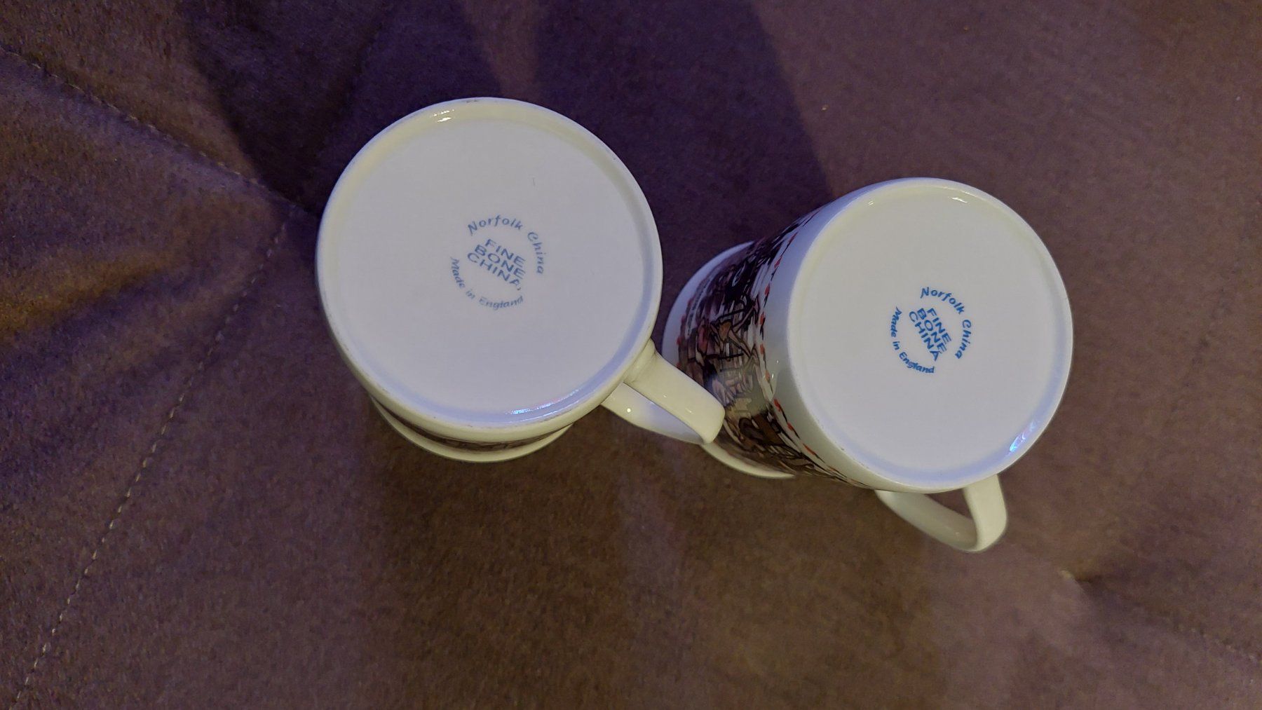 Tassen: 2 Stk. Sammlertasse Norfolk Fine Bone China, England – Gebraucht aus Zürich von Romstyle 6