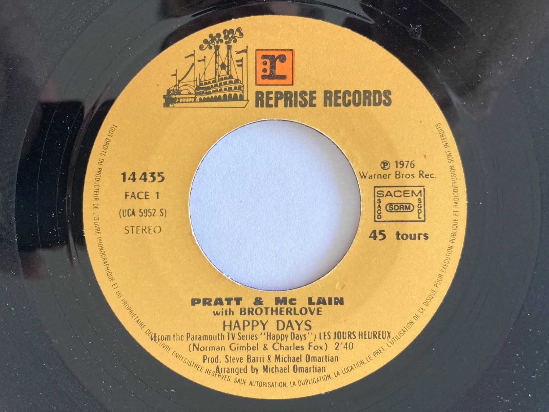 Dischi in vinile: LES JOURS HEUREUX - HAPPY DAYS – Usato da Bottens venduto da hotter-than-hell 2