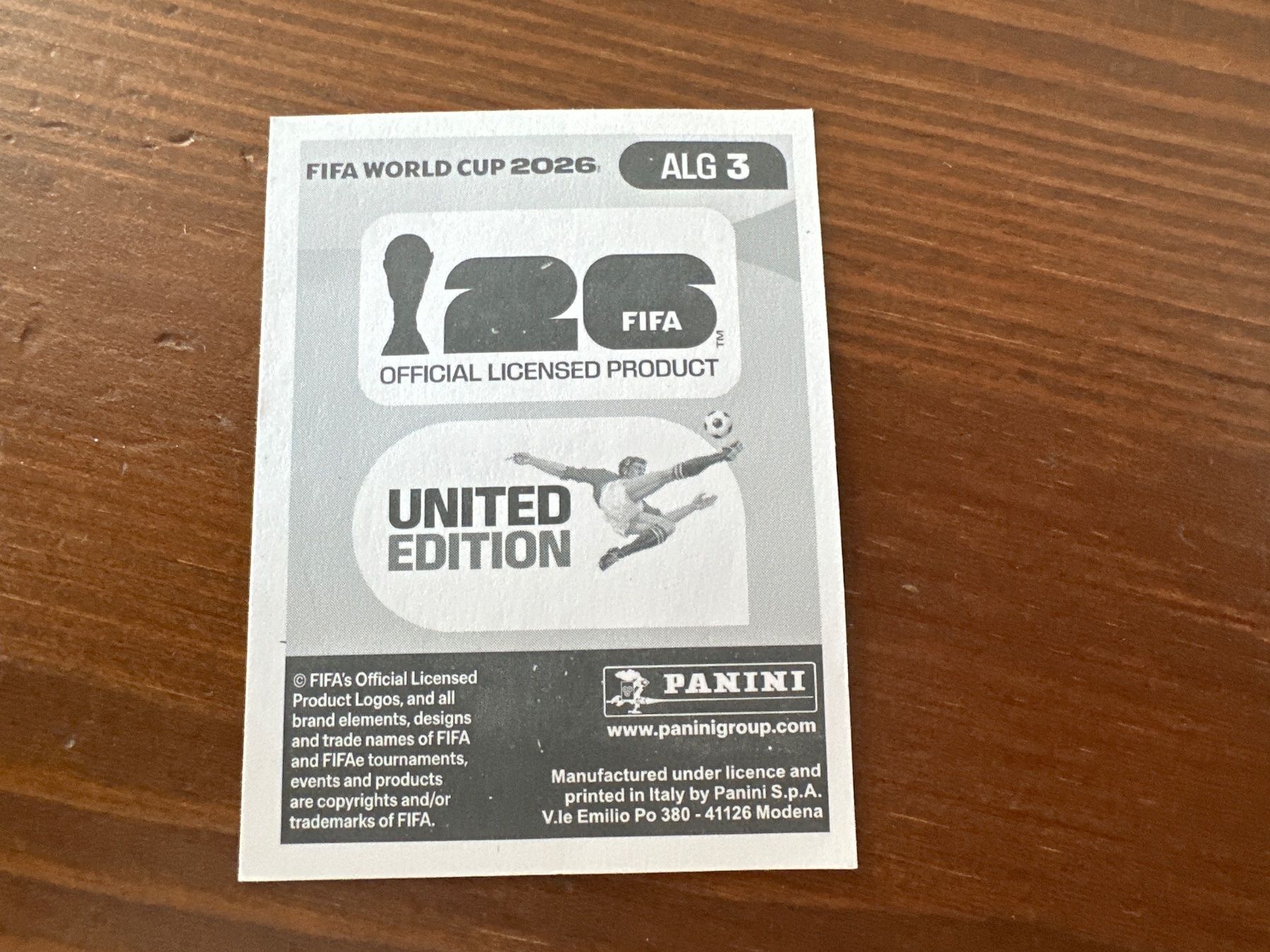 Panini Cartes à collectionner: Panini ALG 3 FIFA World Cup 2026 – Neuf avec emballage d'origine à Würenlos par gtvlady_82 1