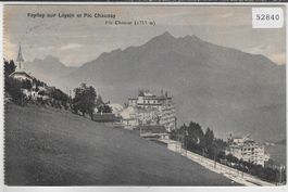 Feydey sur Leysin et Pic Chaussy