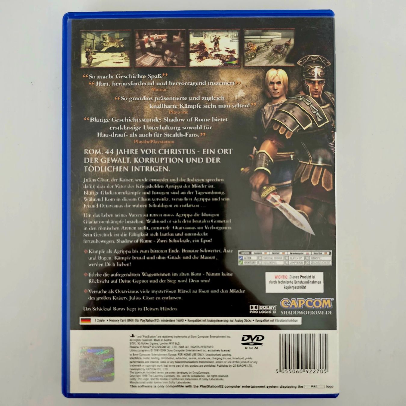 Sony Spiele: Shadow of Rome (PS2) – Gebraucht aus Holziken von Miglioregamesnmore 1