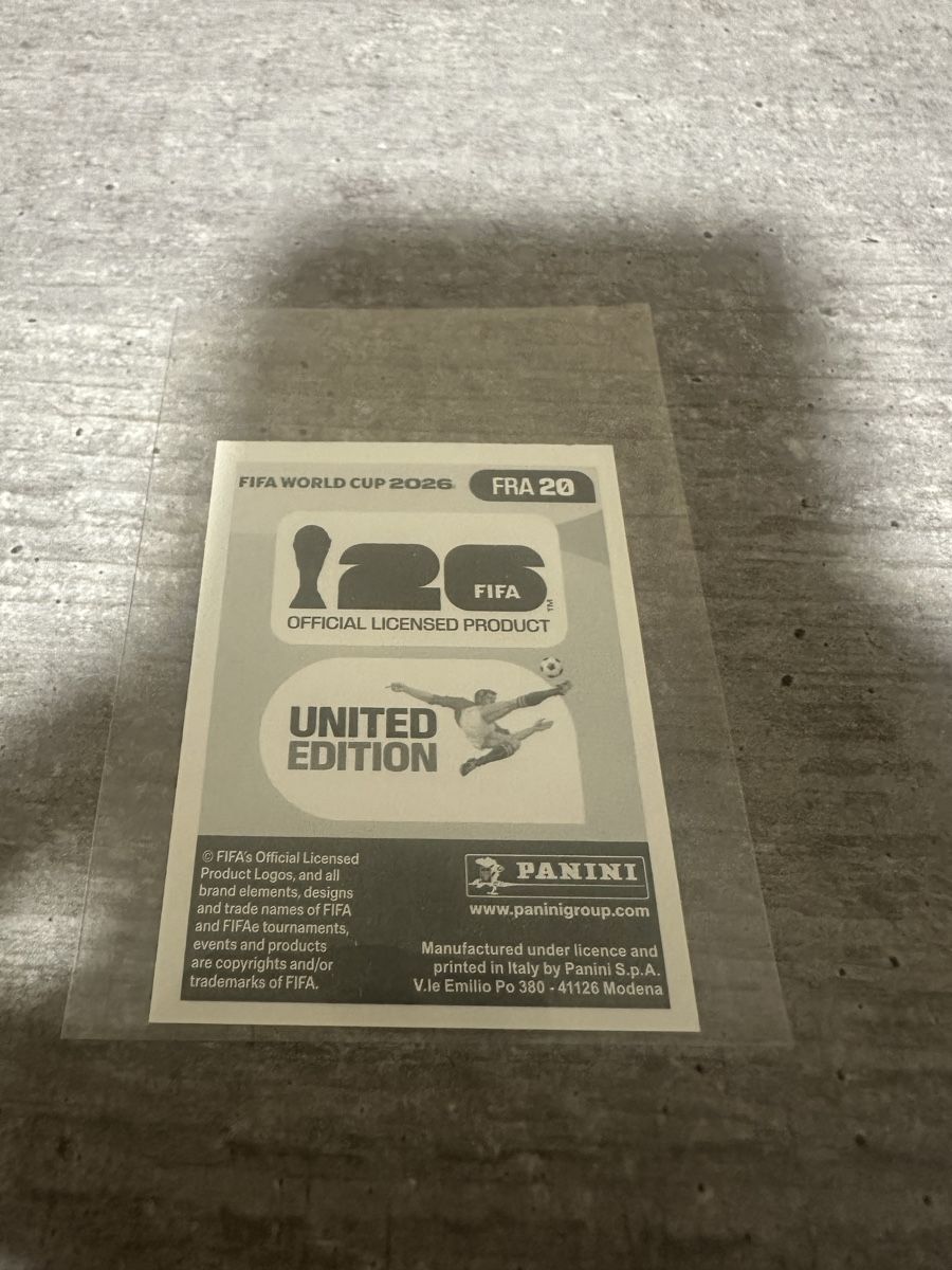 Panini Cartes à collectionner: FRA 20 , FIFA WORLD CUP 2026 PANINI   – Neuf (Voir description) à Frauenfeld par 1PegPeg1 1