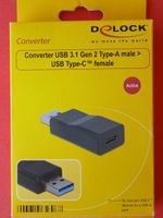 Converter USB 3.1 Gen 2 Type-A male zu USB Type-C female