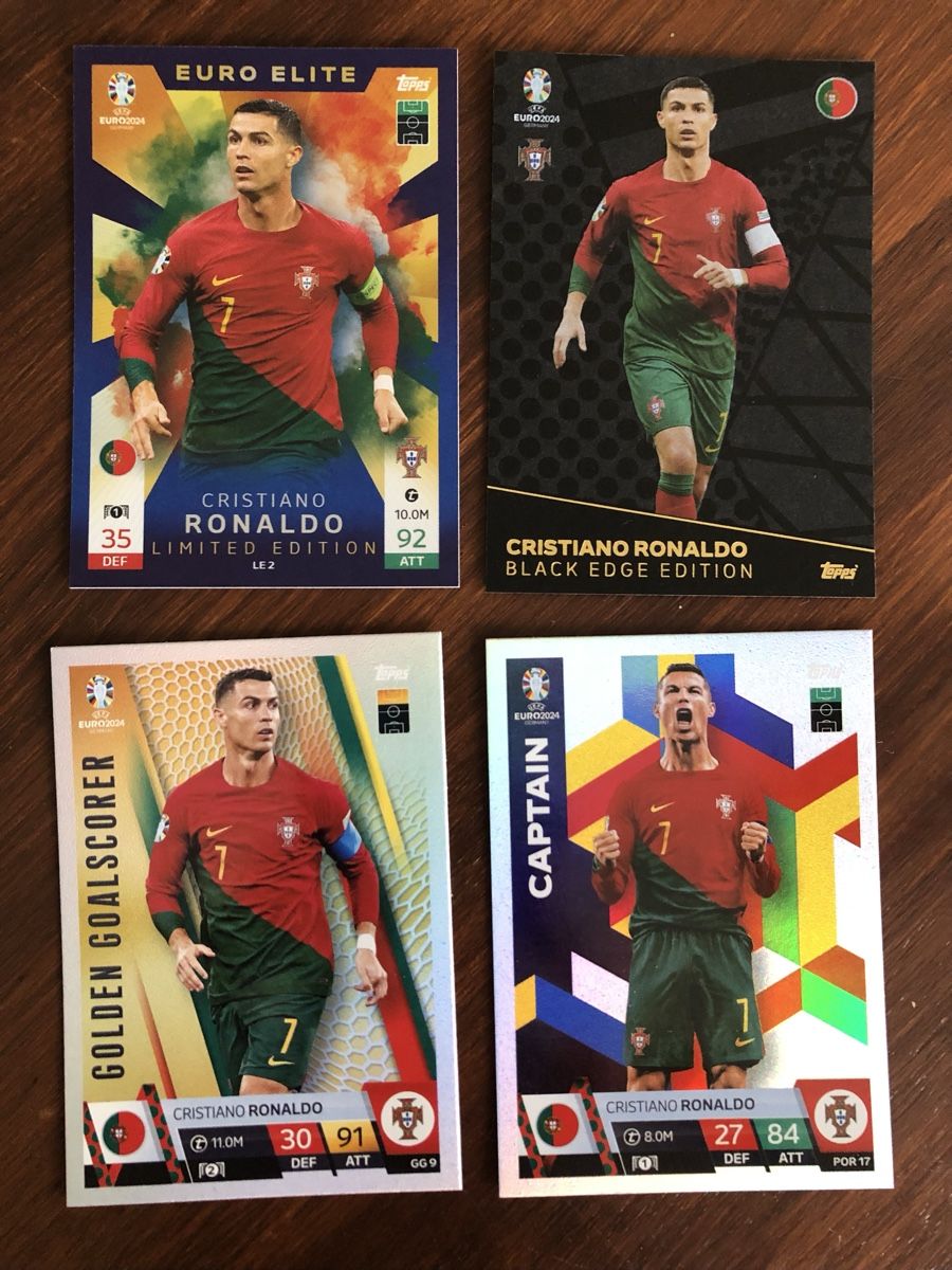 Topps Sammelbilder & Trading cards: Topps Euro 2024 Ronaldo cards – Neu (gemäss Beschreibung) aus Eschenbach SG von
