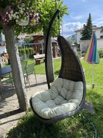 Hängesessel mit Polster für Garten & Balkon, Sommer-Schnäppc