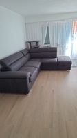 Ecksofa mit Bettfunktion dunkelgrau guter Zustand