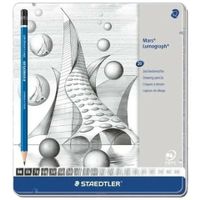 Neu STAEDTLER Bleistift Lumograph 20 Stück in Metallbox