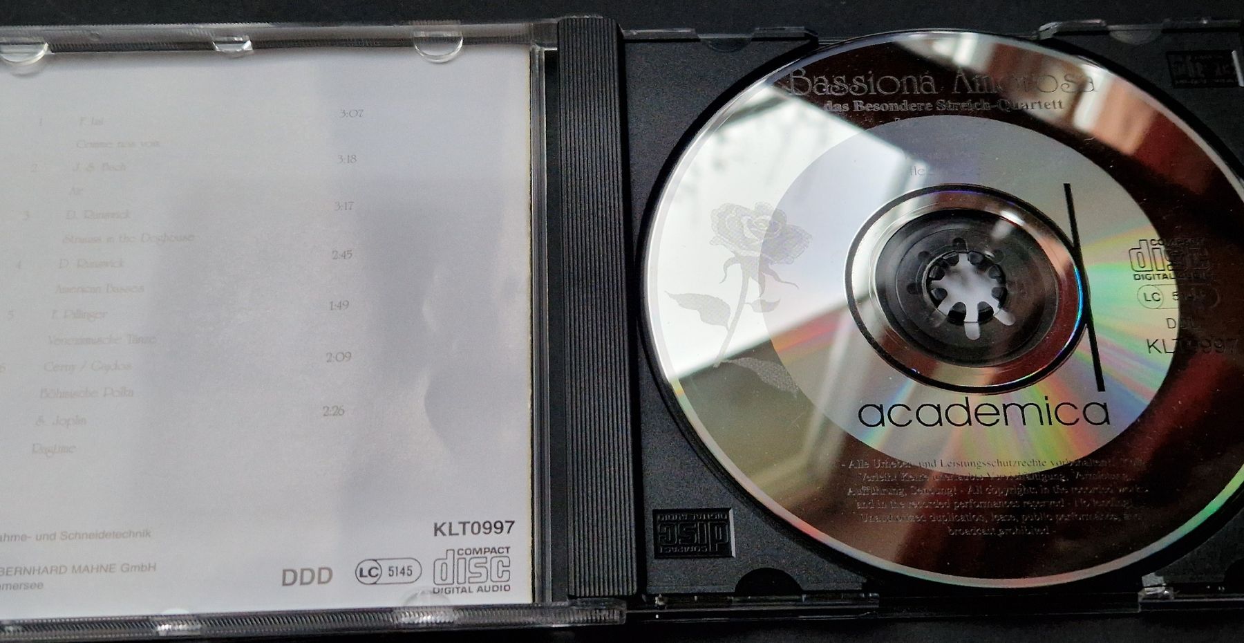 CDs: Bassiona Amorosa - Das Quartett CD Kontrabass – Neu (gemäss Beschreibung) aus Seengen von Seestern77 2