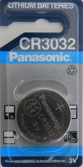 Panasonic Caricatori & Batterie: 1 Knopfzelle CR3032 - 3Volt - Panasonic – Nuovo e nell'imballaggio originale da Zürich venduto da hpr_3029