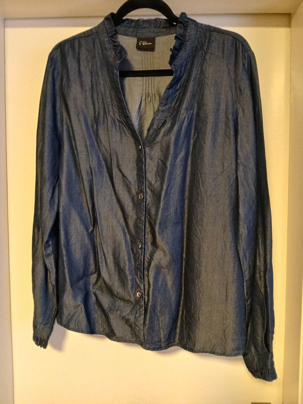 S.Oliver Camicette: Bluse blau sOliver Gr 42 L bis XL – Nuovo (secondo la descrizione) da Zürich venduto da ast_8nph