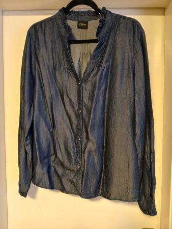 Bluse blau sOliver Gr 42 L bis XL
