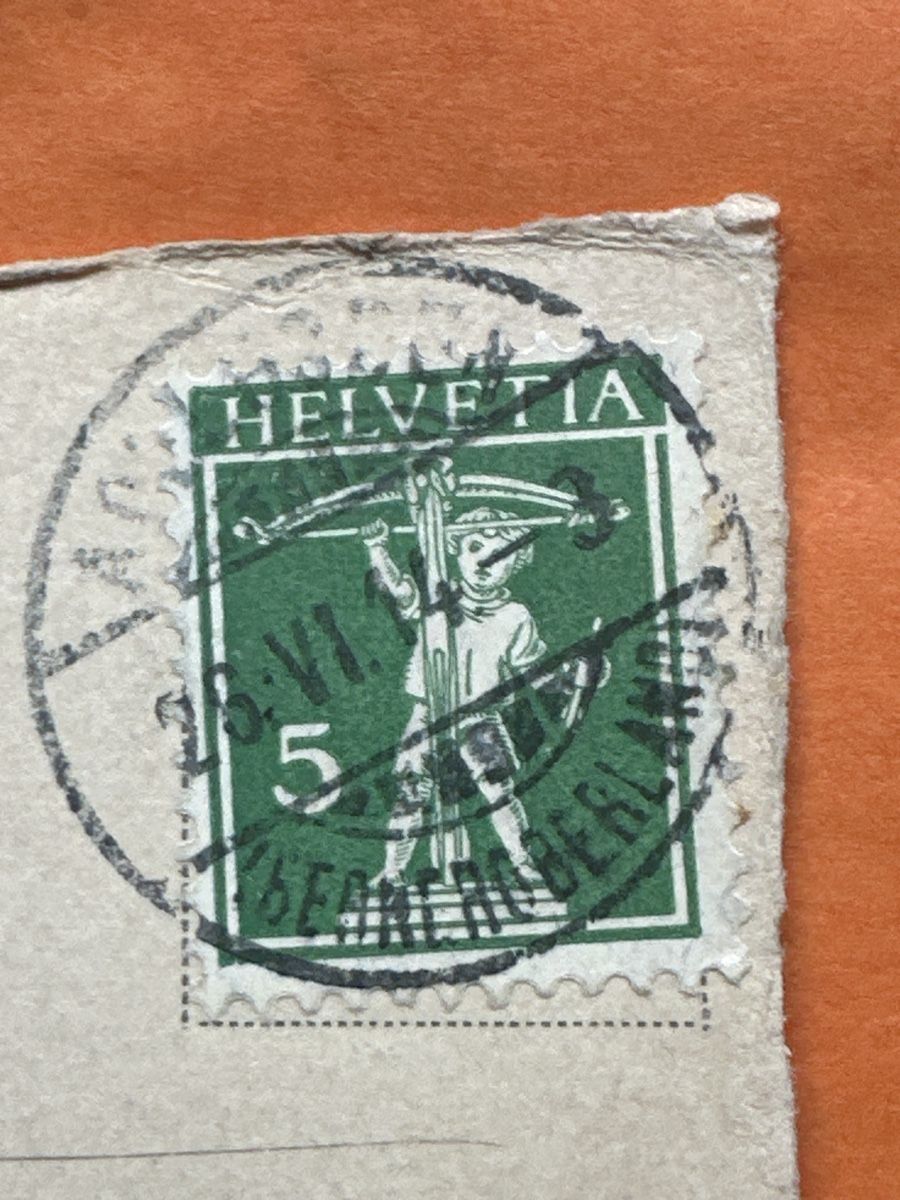 Cartoline postali: 1914 Adelboden, Kirche – Usato da Zürich venduto da Chaeffeler 2