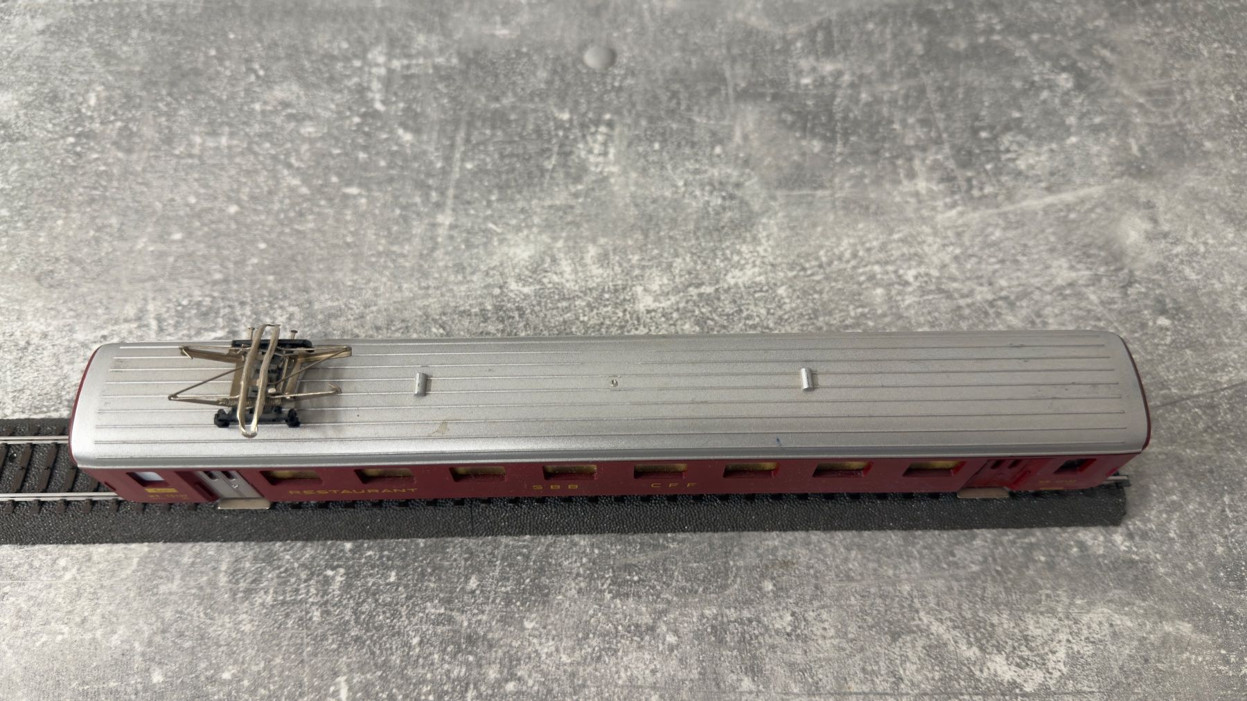 Lima Modellini di ferrovie: Lima SBB Speisewagen H0 / DC – Usato da Windlach venduto da Kelebra 6