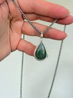Pendentif Larme Labradorite Unique ✨