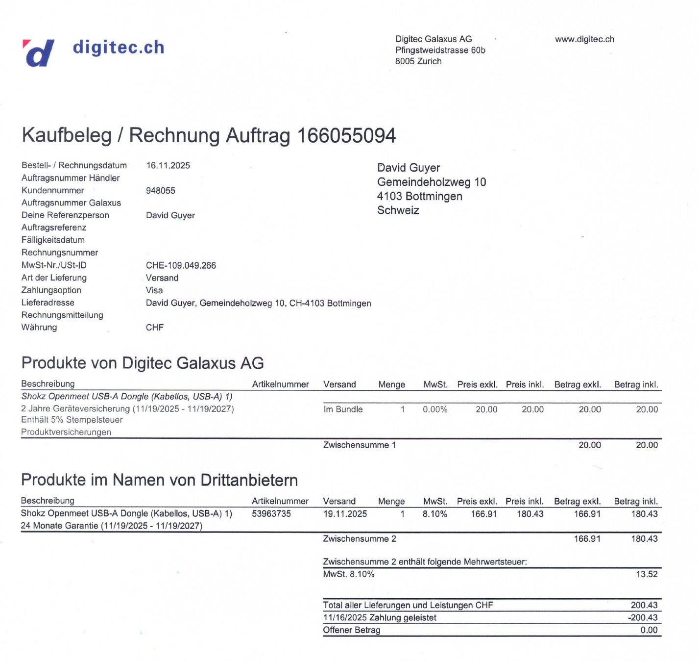 Shokz Kopfhörer: Shokz Open Meet UC Headset – Gebraucht aus Bottmingen von PeterGuyer 3
