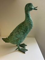 Bronze Ente Gartenskulptur