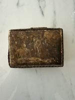 Rare Coffret Tissu XIXe F. Marguerit Paris Passage des Panor