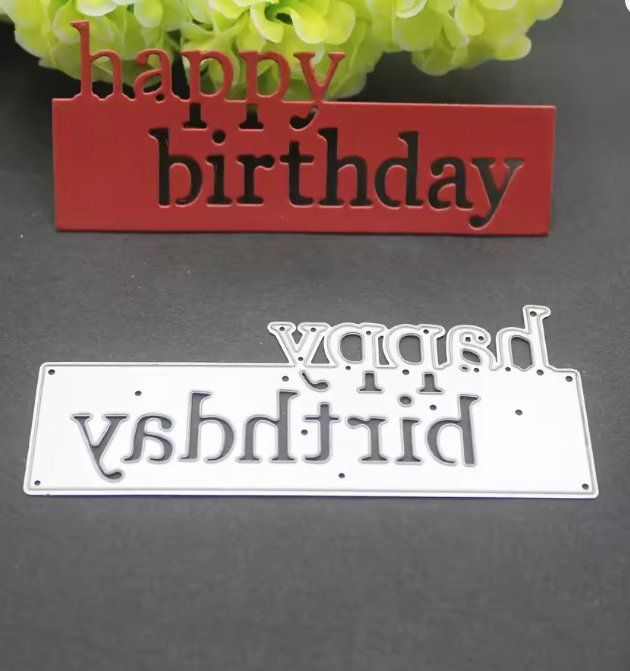 Schablonen: Neue Stanzschablone Happy Birthday – Neu und originalverpackt aus Effretikon von wenuss 1