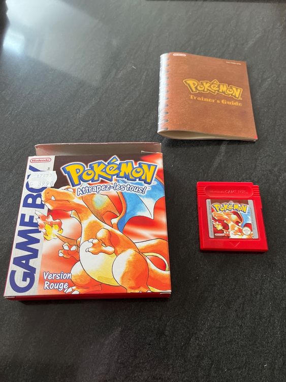 Jeu pokemon rouge officiel pile neuve gameboy nintendo - Jeux vidéo