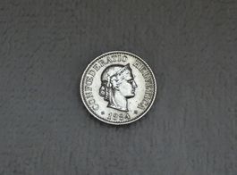 10 centimes/rappen 1884