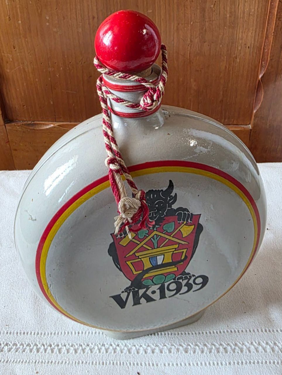 Bottiglie: antike Steingut Flasche VK 1939 Buchecker Luzern – Usato da Walterswil BE venduto da Lonitti 4