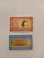 Timbres Montserrat Reine Elizabeth II - Lot de 2 ! (50)