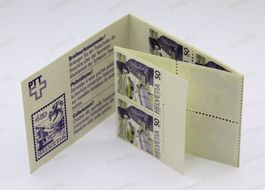Markenheftchen Postmarken ca. 1987, 10 Stück 50 Rappen